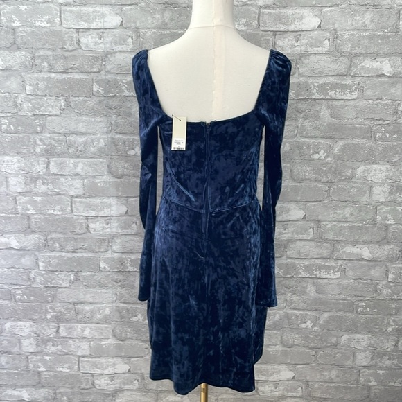 Francesca's Collections mi ami Leticia Waisted Velvet Mini Dress - Picture 4 of 8